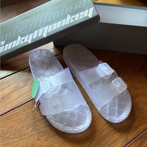 Funky Monkey clear sandals